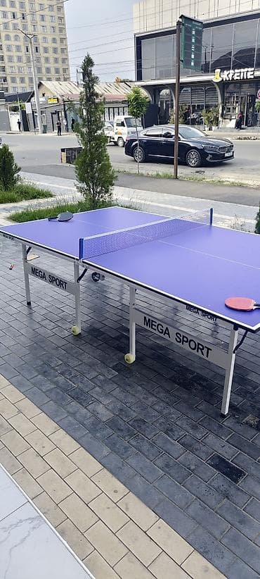 шашки игра: Новый. Настольные теннисный стол MEGA SPORT - Полноразмерный игровой — 3
