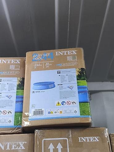 интер: Надувной каркасный бассейн Intex Easy Set - Серия: Easy Set - — 1