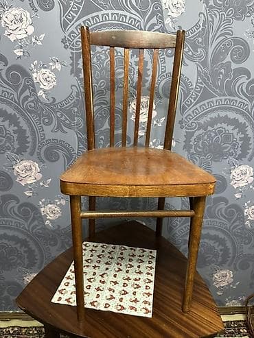 Стулья, табуретки: Стул для кухни, Б/у, Дерево, цвет - Коричневый — 2