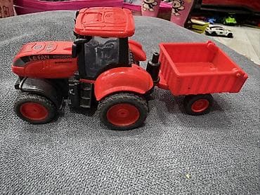 YTO (ЮТО) Тракторлор: Детский игрушечный трактор с прицепом - Яркая модель трактора в — 2