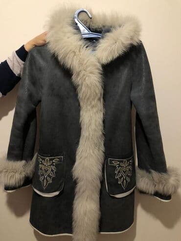 зимняя куртка бишкек: Шуба, Түлкү, Тизеден, Капюшону бар, L — 6