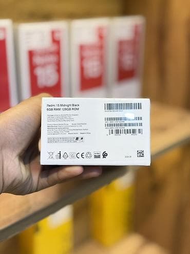 хвох 360: Redmi, Redmi 15, Новый, 128 ГБ, цвет - Черный, В рассрочку, 1 SIM, 2 SIM — 2