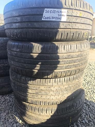 continental: Шины 205 / 55 / R 16, Лето, Б/у, Комплект, Легковые, Continental — 1