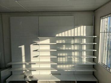 кассовое оборудование для магазина: Полки для магазина, аптек, бутиков и т.д. Все виды: пристенные — 3