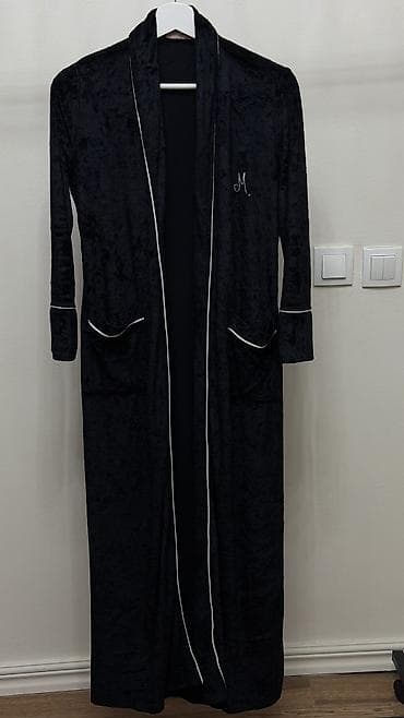 Одежда для дома и сна: Халат, Бархат, Турция, S — 1