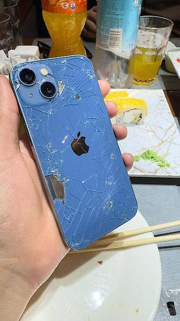 IPhone 13, Б/у, 256 ГБ, Синий, 78 %