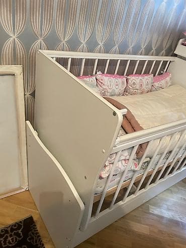 для манежа: Продаю кровать трансформер 3в 1 состояние хорошее есть нижняя полка — 2