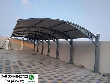 Газонокосилки: Навес, Арочный, Металл, Поликарбонат, Установка — 8