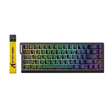 attack shark r5 ultra: Клавиатура, Механическая, Bluetooth, Проводное подключение — 1