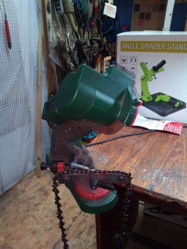 кресло барбер: Заточка цепей на электро и бензиновые пилы Аламединский рынок — 1