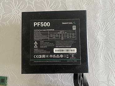 deepcool 750: Блок питания, Б/у, DeepCool, 500 Вт, 80 Plus, 500 Вт — 1