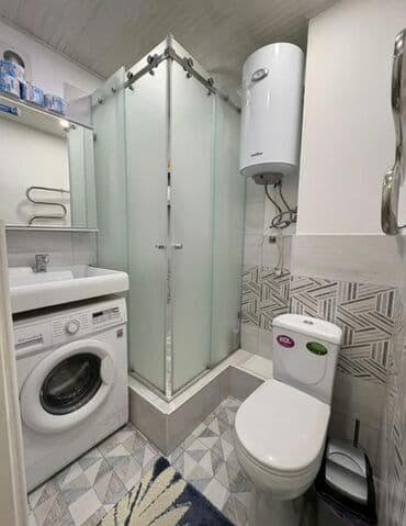 однокомнатная квартира в центре города ош: 2 комнаты, 43 м², 104 серия, 2 этаж, Евроремонт — 7