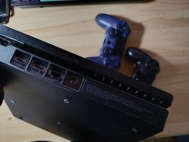 бу для дома: Playstation 4 slim (пс 4 Слим) 1000 ГБ (1 ТБ). 2 геймпада: 1 — 2