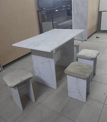 переговорный стол: Кухонный стол, Новый, Прямоугольный, Нераскладной — 5