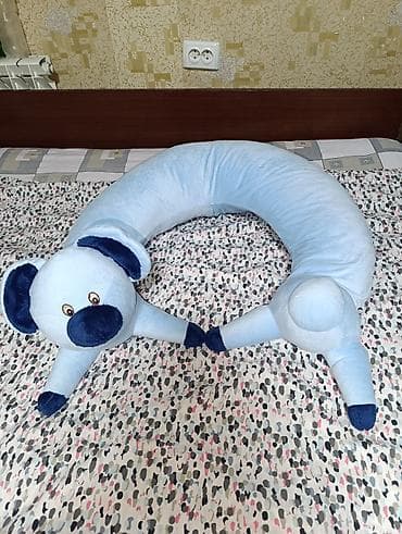 Подушка‑игрушка для беременных и кормления в форме «C»/«U» в виде at lalafo.kg Подушка‑игрушка для беременных и кормления в форме «C»/«U» в виде