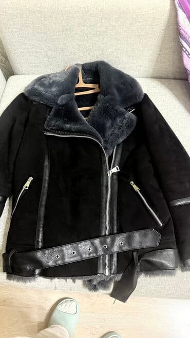 дешево дубленка: Дубленка, Авиатор, Короткая модель, L — 2