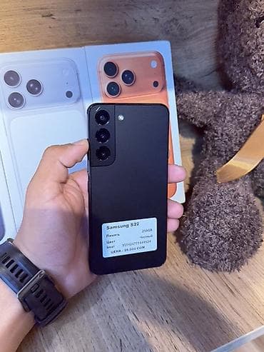 hyper x cloud: Samsung Galaxy S22, Б/у, 256 ГБ, цвет - Черный, В рассрочку — 2