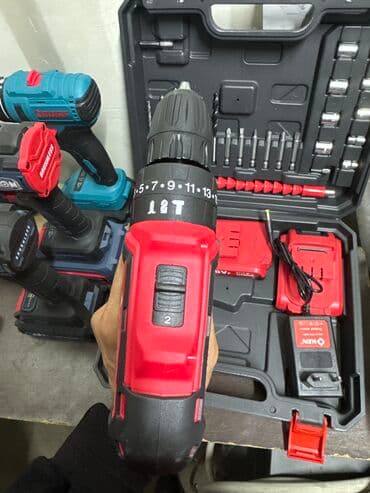 электроинструменты для дома: Шурупаверт Кен 48 вольт 2 аккумулятора Зарядка набор головок биты — 2