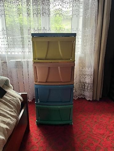 офисный шкаф бу: Спальный гарнитур, Двуспальная кровать, Дерево, цвет - Коричневый — 3