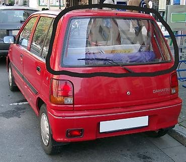 запчасти на матиз в бишкеке: Стекло Заднее Daihatsu, Б/у, Оригинал — 1