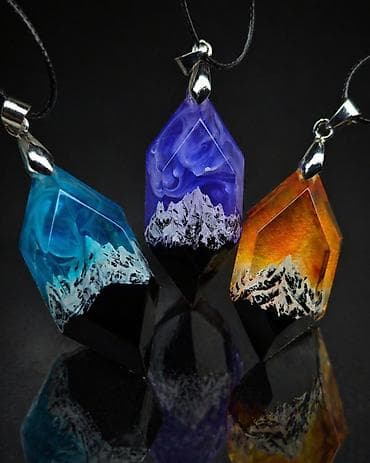 янтарь: Кулон, Унисекс, Форма: Сердца — 3