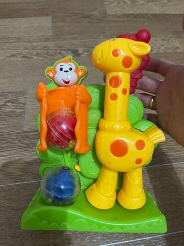 игрушки динозавра: Игрушка для детской моторики рук! Возраст 6 мес + . Жираф пинает — 1