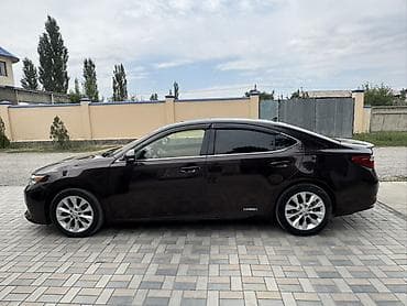 красный салон: Lexus ES: 2013 г., 2.5 л, Вариатор, Гибрид, Седан — 4