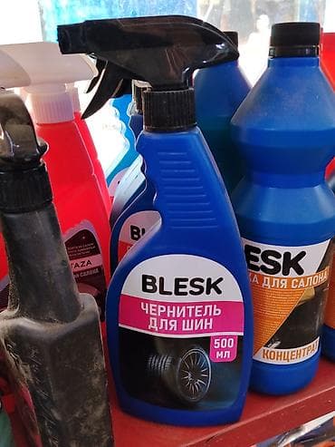 Автокосметика: BLESK Чернитель для шин, 500 мл - Формат: распылитель для удобного и — 2