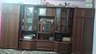 Стенка-шкаф, Тип стенки-шкафа: Модульная, Для зала, Особенности: С отделением под телевизор