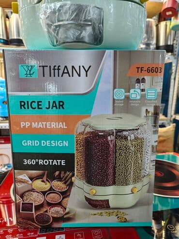 пластиковые ведра с крышкой для пищевых продуктов: Пищевой контейнер, цвет - Зеленый, Платная доставка — 2