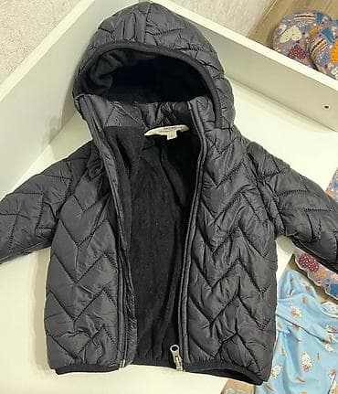 Детская стёганая куртка с капюшоном MDM Midimod Gold - Размер по