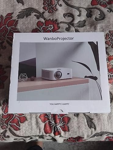 смарт проектор: Портативный проектор Wanbo X1 Max - Компактный LED‑проектор белого — 2