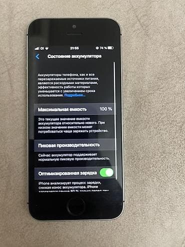 ipone se: IPhone SE, 128 ГБ, Серебристый, Кабель, Чехол, 100 % — 6