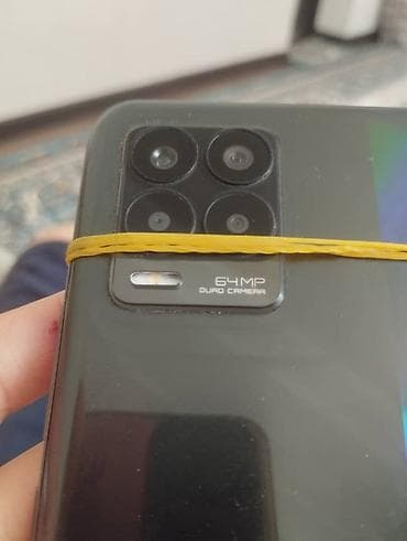 Техника жана электроника: Смартфон realme 8 (RMX3085) - Экран: 6.4" super AMOLED, вырез под — 3