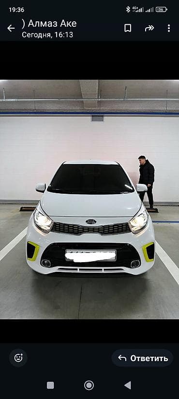 Kia Picanto: 2019 г., 0.1 л, Автомат, Бензин, Хэтчбэк