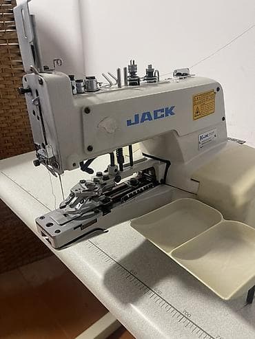 Бизнес үчүн жабдуулар: Промышленная пуговичная швейная машина JACK KJK‑T1377 (JACK Industrial — 2