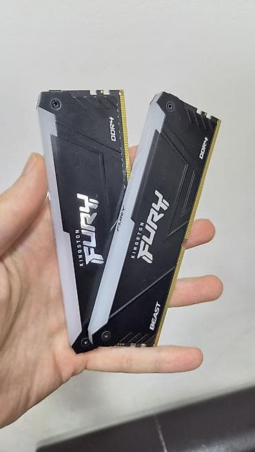 Оперативная память (RAM) для ПК, Новый, Kingston Fury, 16 ГБ, DDR4, 3200 МГц