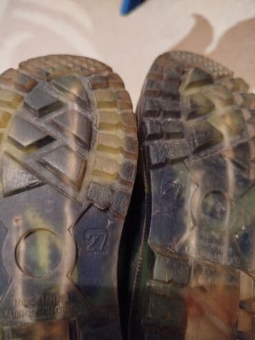 демисезонная детская обувь 22 размера: Дутики 27-28 размер 500 сом резиновые сапоги, подошва светится 26-27 — 8