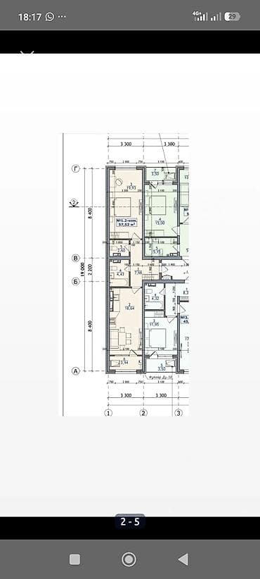 восточный парк 2: 1 комната, 60 м², 8 этаж — 3