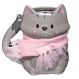 эмалированная кружка: Кружка керамическая Avon Кошка с шарфом — 1