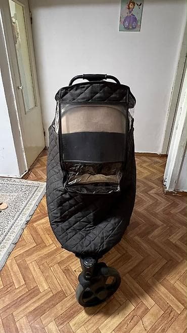 коляска дед: Детская прогулочная коляска Babyton (серия Trio), цвет бежевый — 4