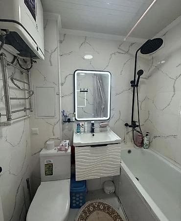 ак орго сдаю квартиру: 3 комнаты, 58 м², 104 серия, 4 этаж, Свежий ремонт — 3