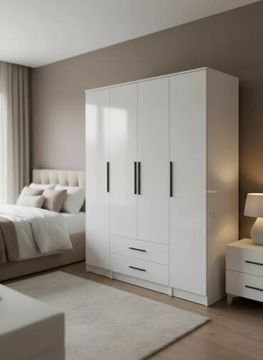 мебель шифонер: Шкаф для одежды, Новый, Прямой, ЛДСП — 1