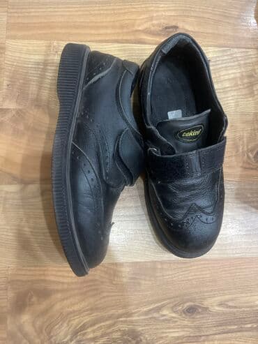 прокат национальных костюмов для детей: Мужские туфли, 36, Б/у, цвет - Черный, Самовывоз — 2