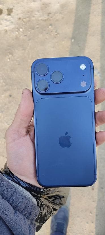 IPhone 17 Pro Max, Б/у, 256 ГБ, Синий, Коробка, 100 %