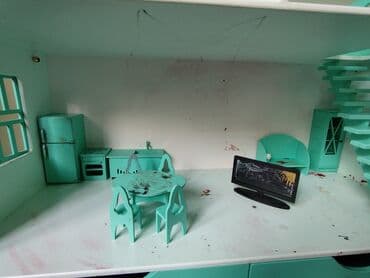 детская машина бишкек: Большой кукольный дом из МДФ/фанеры, трехэтажный с мансардой и — 7