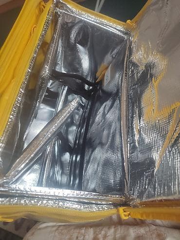 Классические сумки: Терморюкзак курьерский Glovo (желтый) - Объемный изотермический — 2