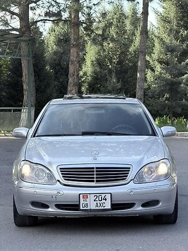 машина мусо: Mercedes-Benz S-Class: 2000 г., 5 л, Автомат, Бензин, Седан — 2