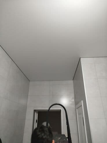 натожный потолок: Керме шыптар Жылтырак, Жылтырабаган, 3D потолоктор Кепилдиги, Акысыз консультация, Акысыз ченөө — 5