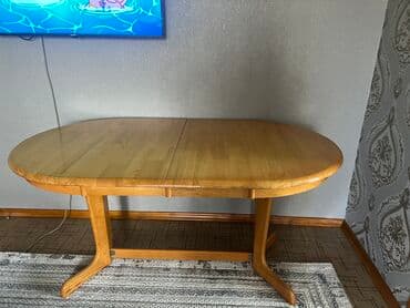 стол качественный: Зал үчүн үстөл, Колдонулган, Бүктөө, Oval — 3
